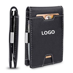 Mens Wallets Slim Front Pocket Rfid Blocking Card Holder 4