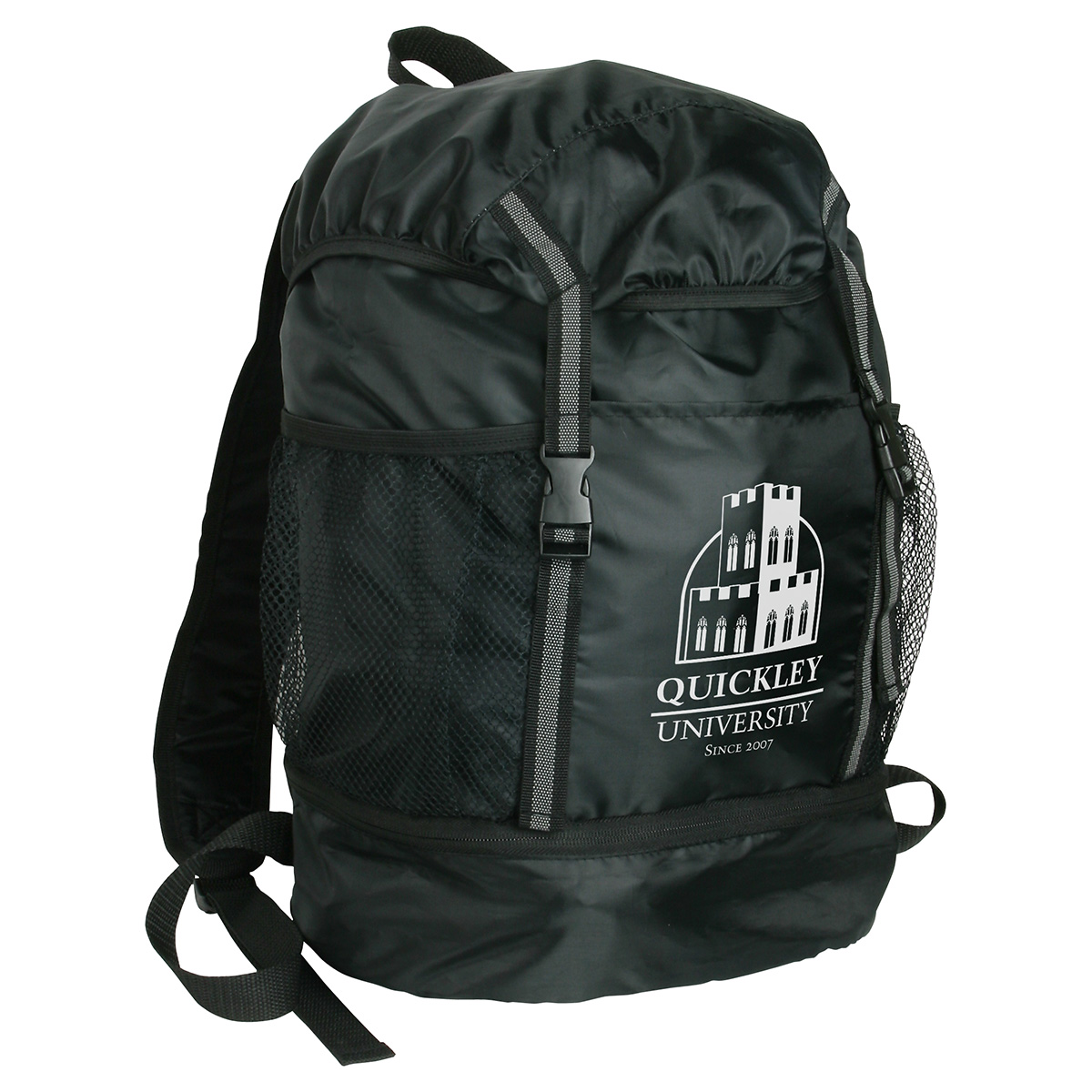 Trail Loop Polyester Drawstring Backpack 2