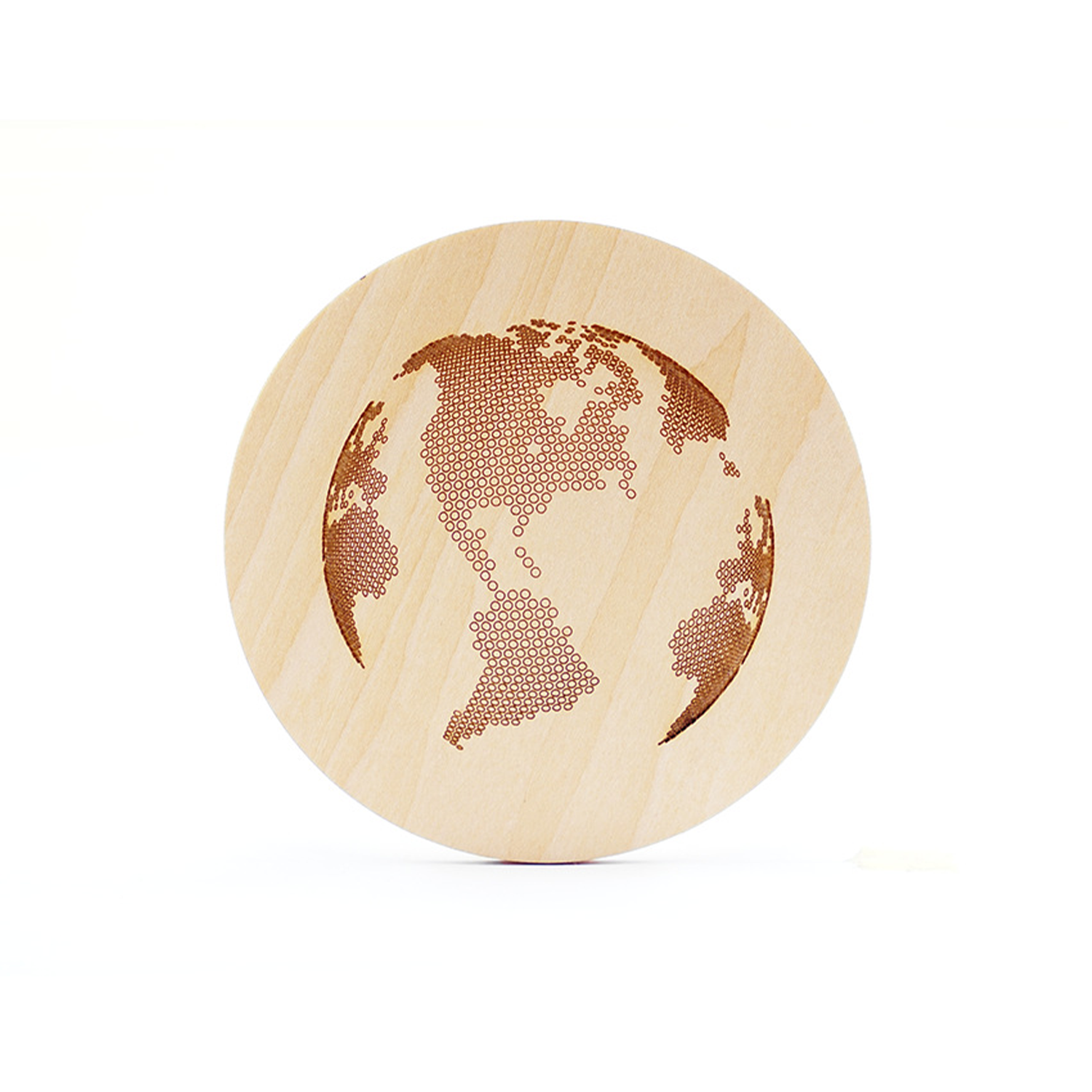 Round Wooden Coaster 11