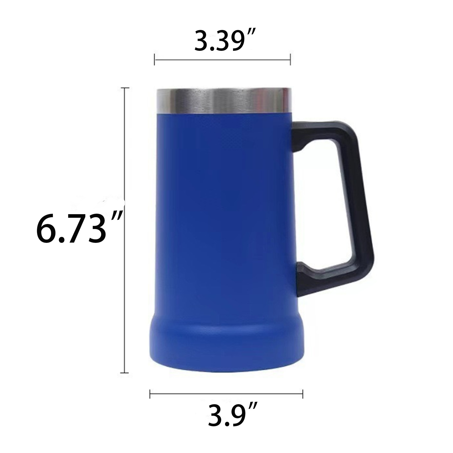 24 oz Large Capacity Beer Glass with Handle 6