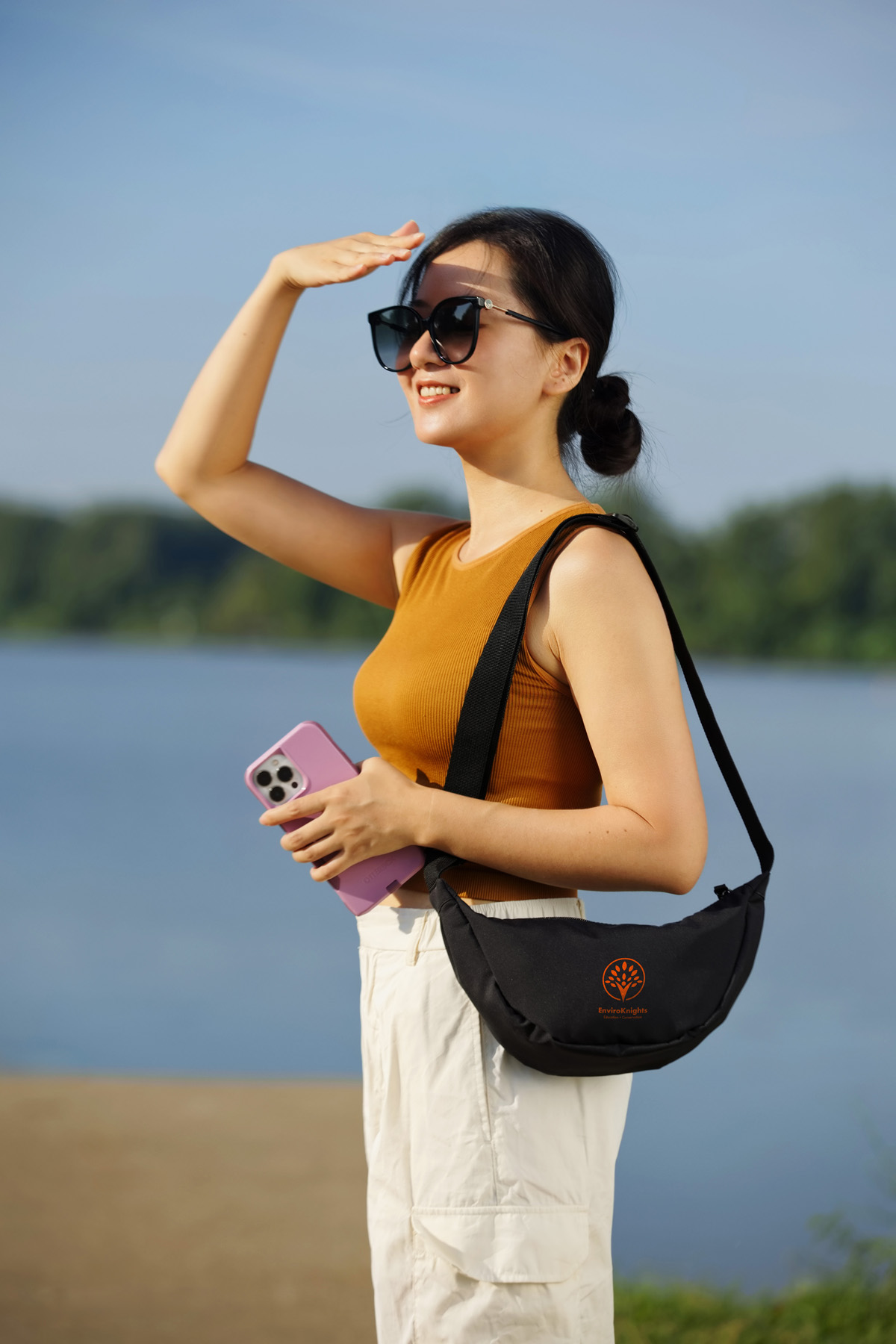 Lune Microfiber Waist Bag 10