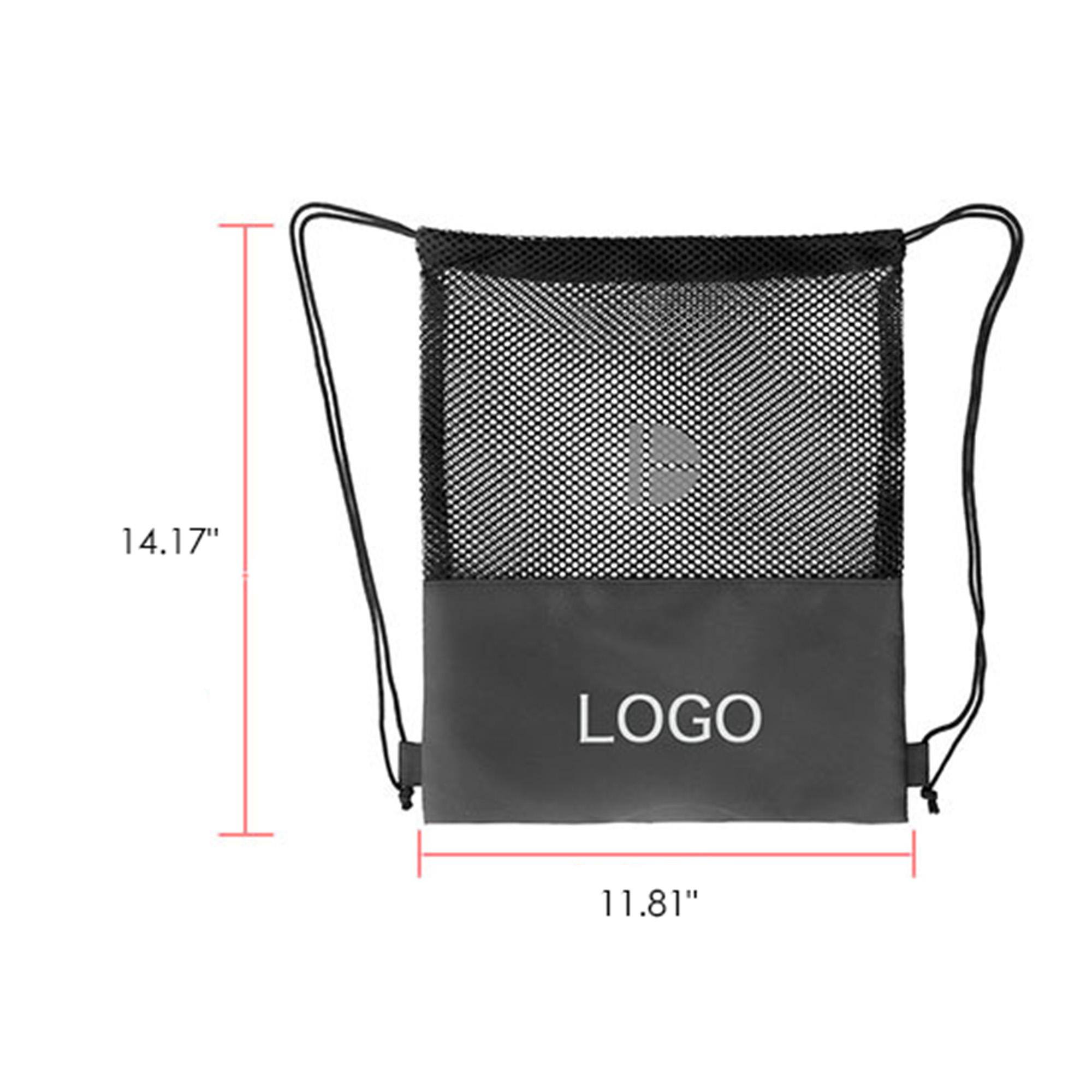 MOQ100 Drawstring Mesh Backpack 2