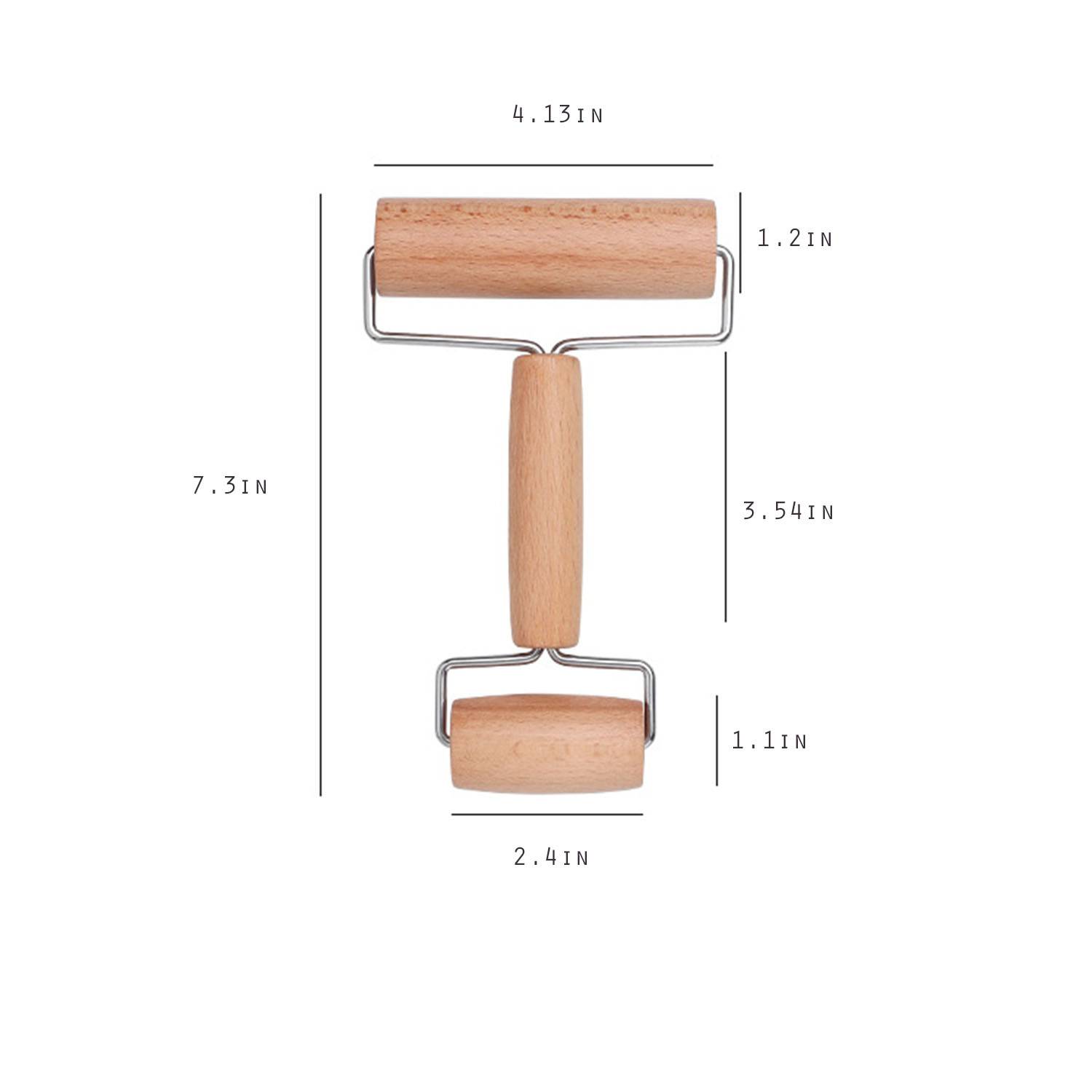Wooden Dough Rolling Pin 2