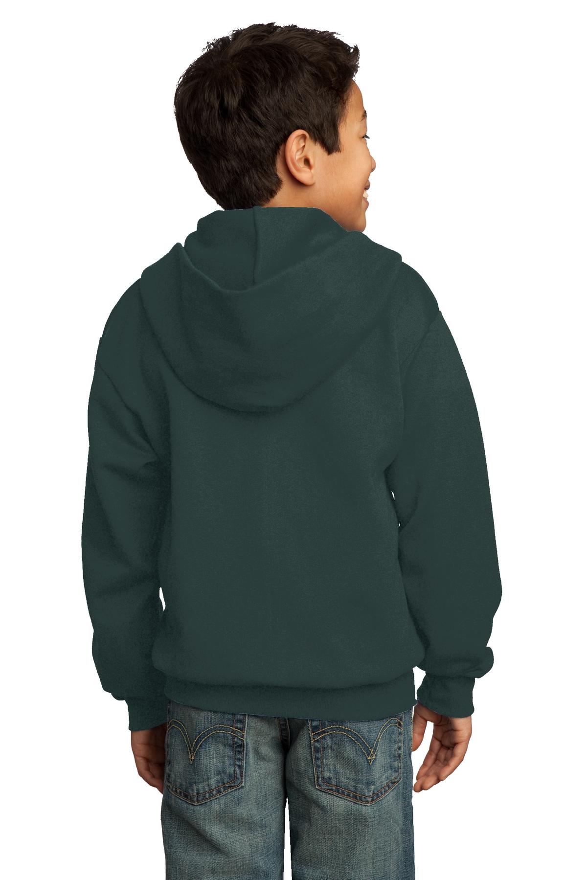 Port & Company® Youth Core Fleece Full-Zip Hooded Sweatshirt 118