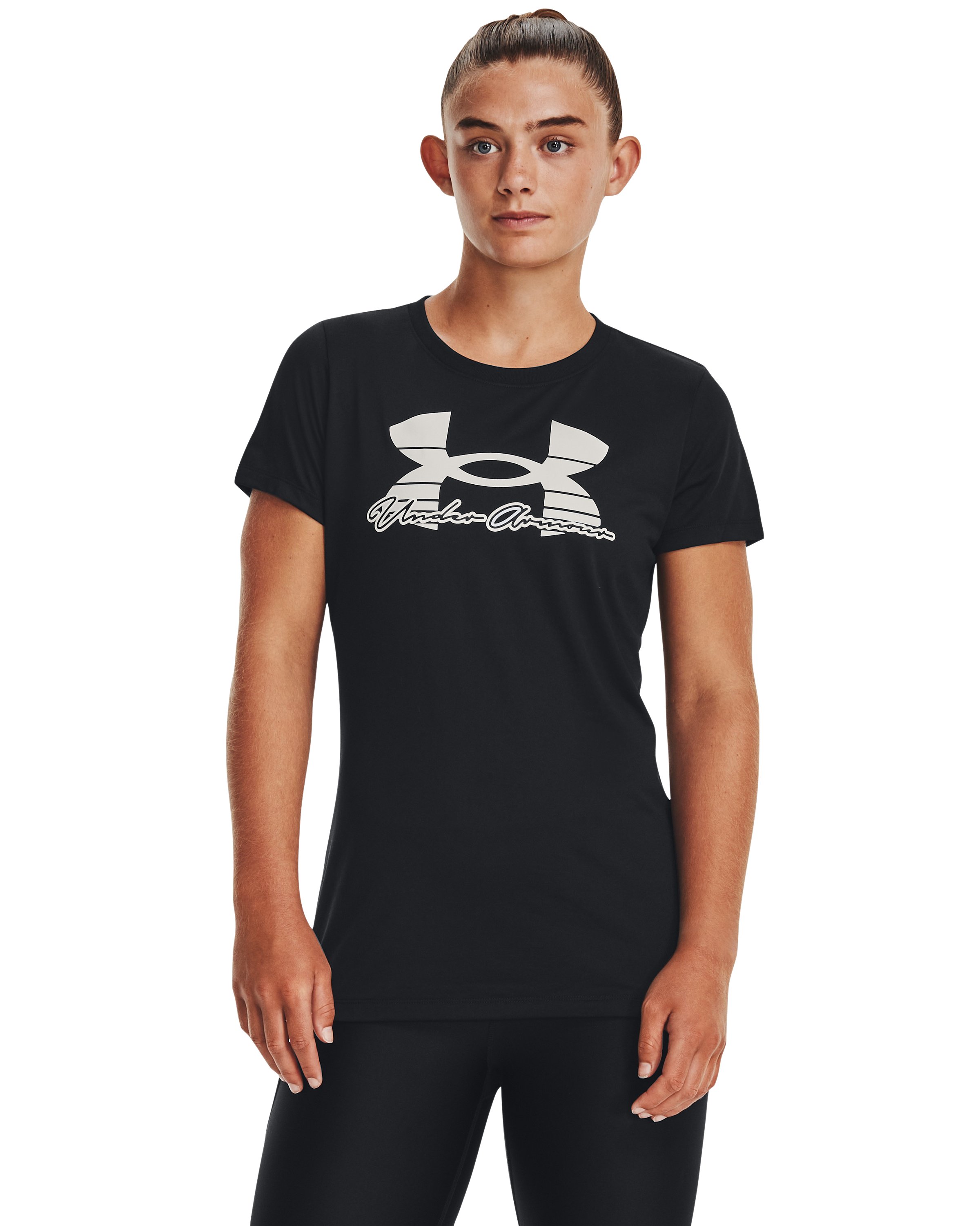 UA Tech Script Women's Short Sleeve 2