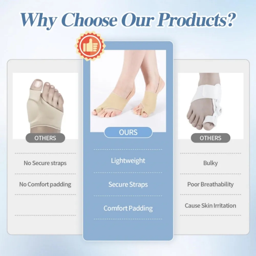 Adjustable Toe Straightener Bunion Support Brace 9