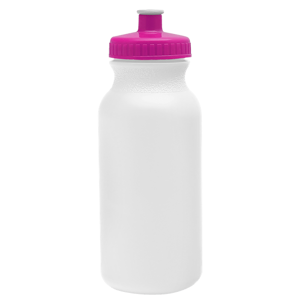 Circuit 20oz Bike Bottle - White w/Push-Pull Lid 84