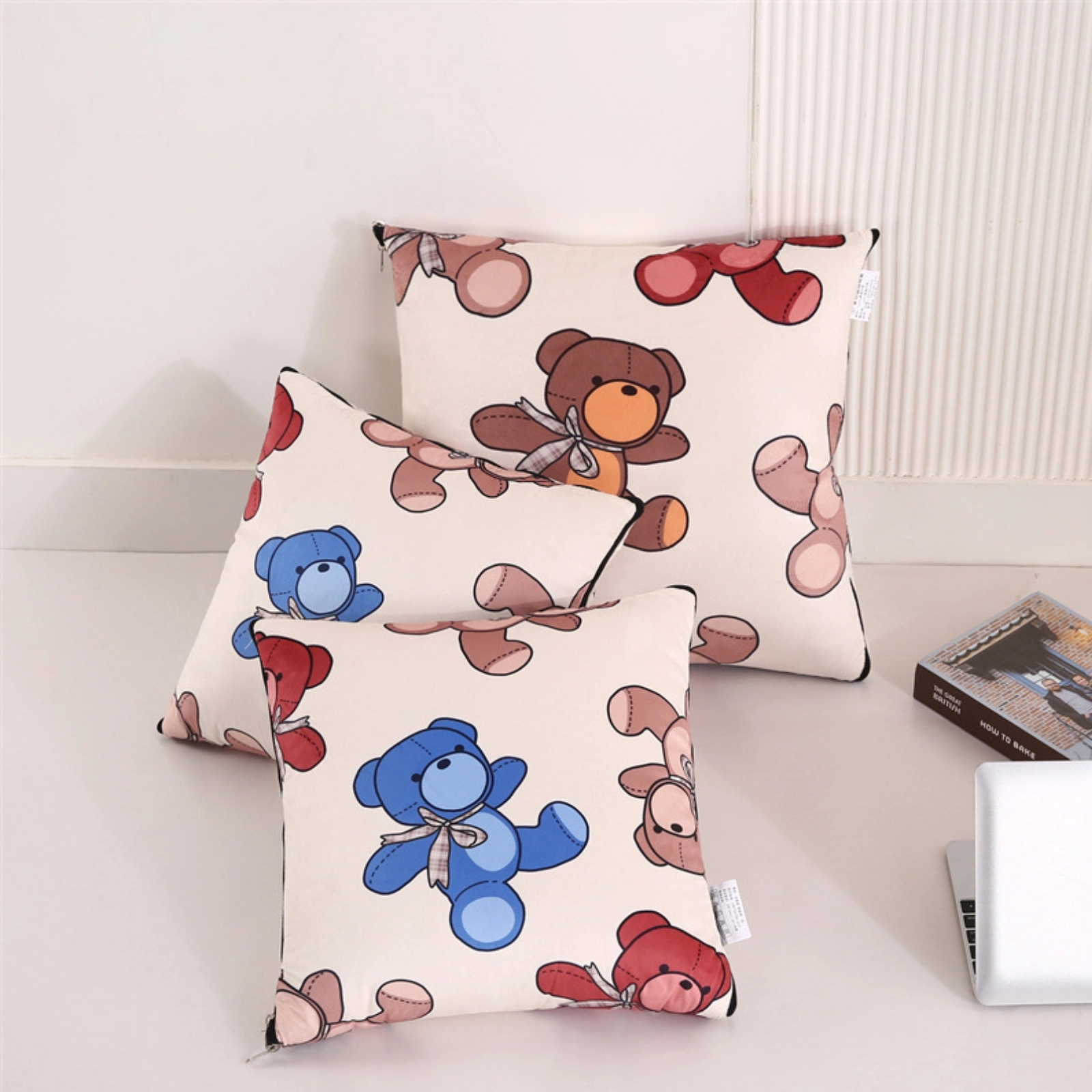 2 In 1 Throw Pillows Quilt 1