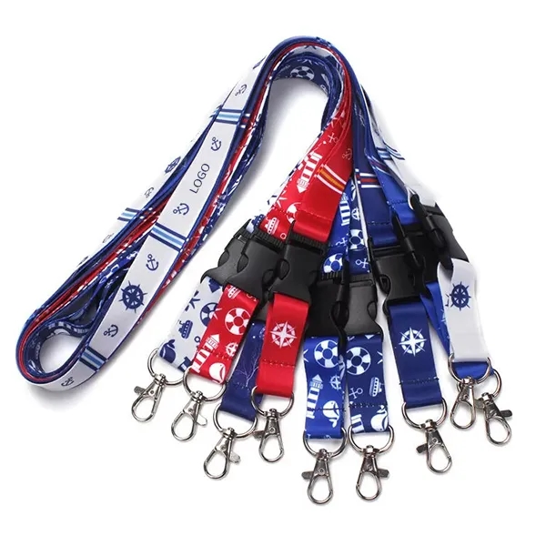Work Badge Polyester Lanyard - Durable ID Holder Strap 6
