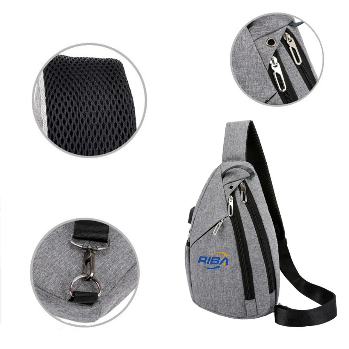 Sling Backpack Crossbody Shoulder Bag For Travel Hiking 4