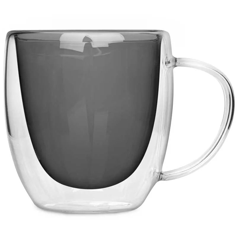 Double Wall Glass Mug 8.5 oz. 8