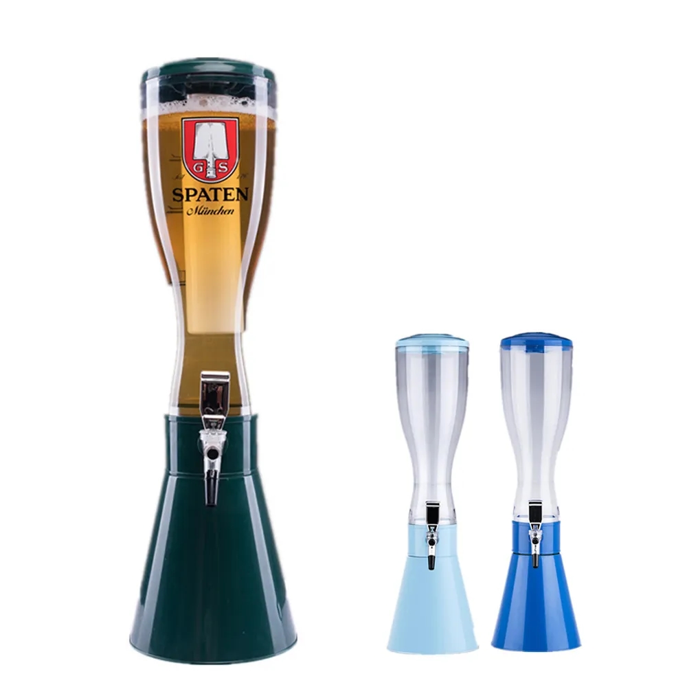 Clear Beverage Tower Dispenser 2