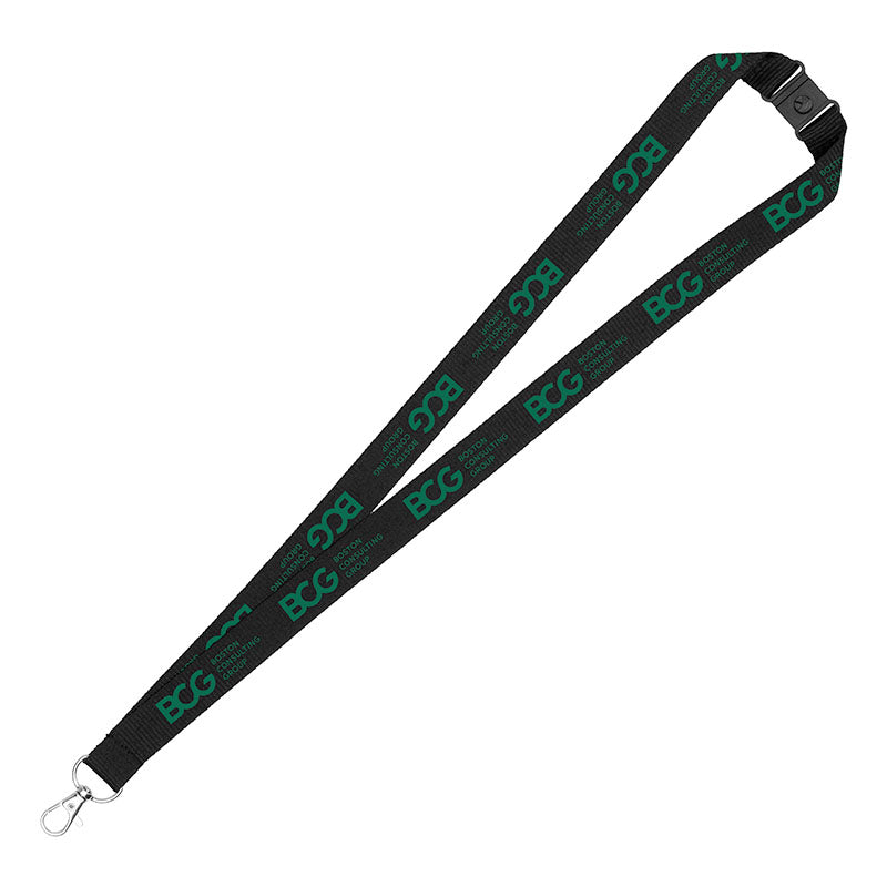 3/4" Eco Friendly rPET Lanyard with Safety Breakaway 21