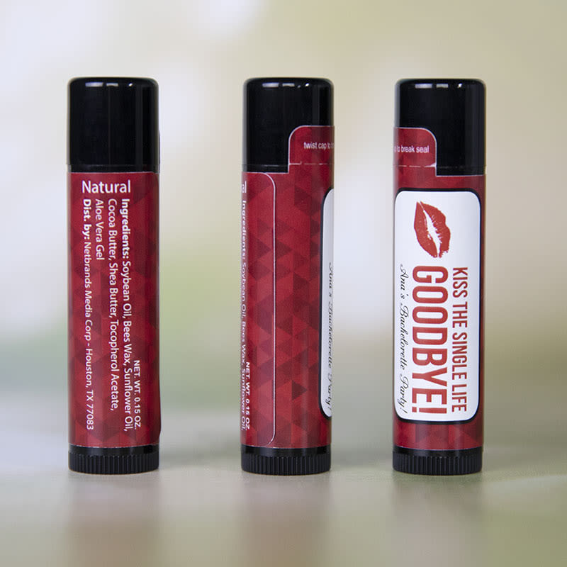 Natural Beeswax Lip Balm - Full Color 14