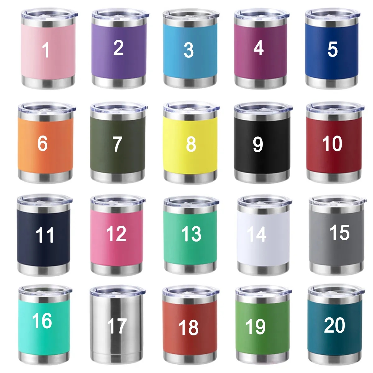 10oz Whiskey Insulated Stainless Steel Glasses 1