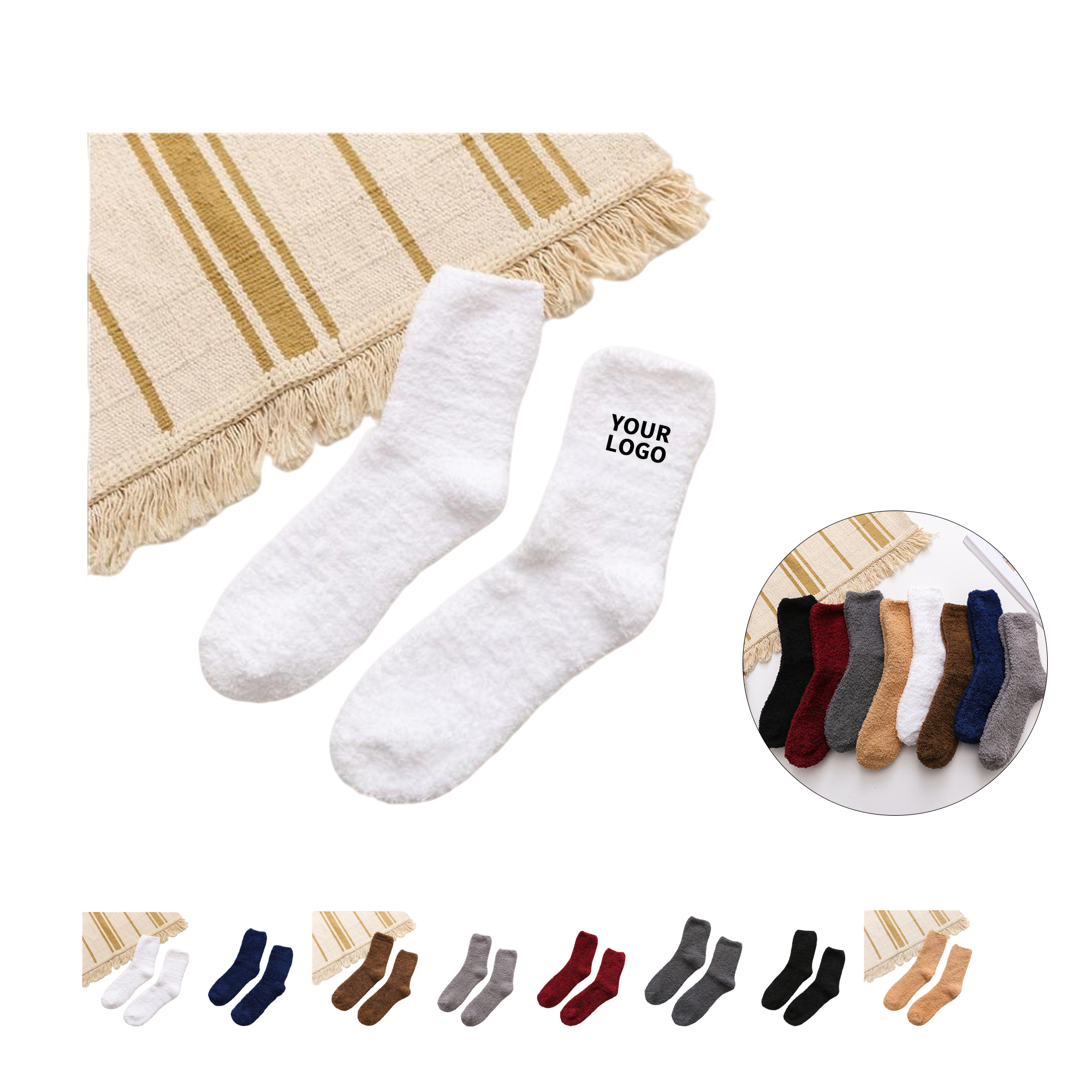 Cozy Fleece Lined Winter House Sock 11