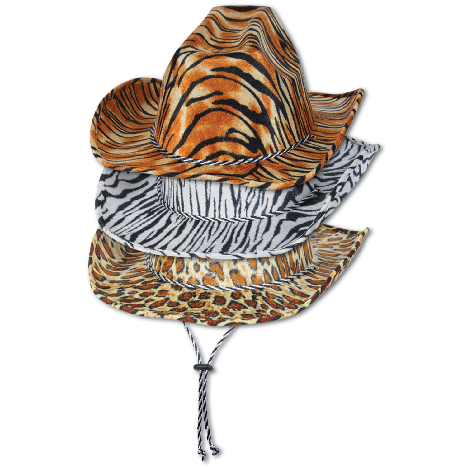 Cowboy Hat w/ Assorted Animal Print