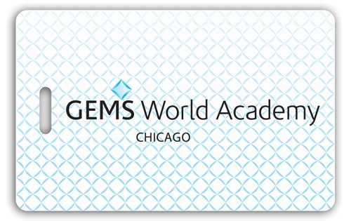 USA Made Laminated Event Tag (2.125"x3.375") Rectangle