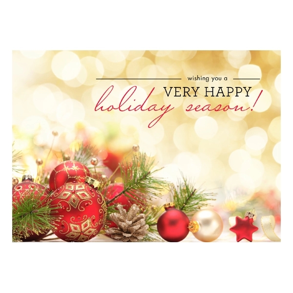 Illuminated Lights Holiday Card 2