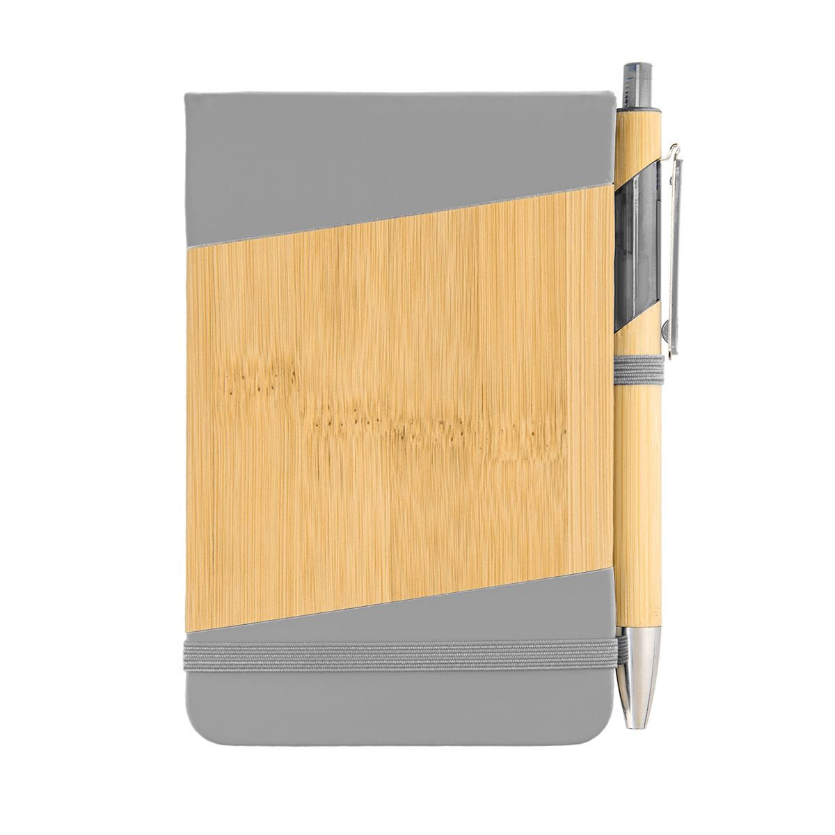 Bamboo Look Jotter & Pen 32