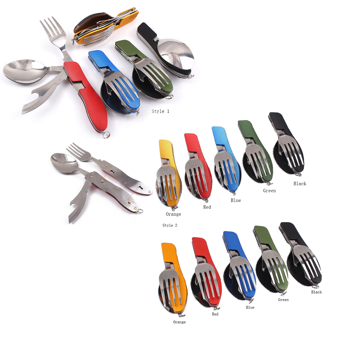 Multi-function Dinner Spoon Camping Set 2