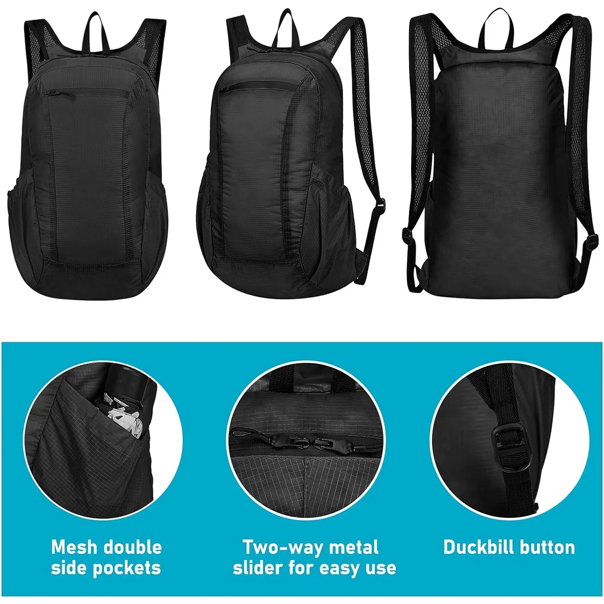 20L Lightweight Foldable Waterproof Sport Backpack 5