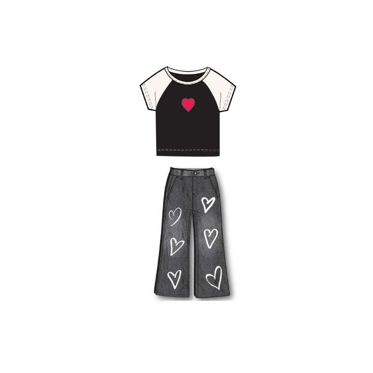 Girls Denim Sets - Assorted Sizes 72pcs 2