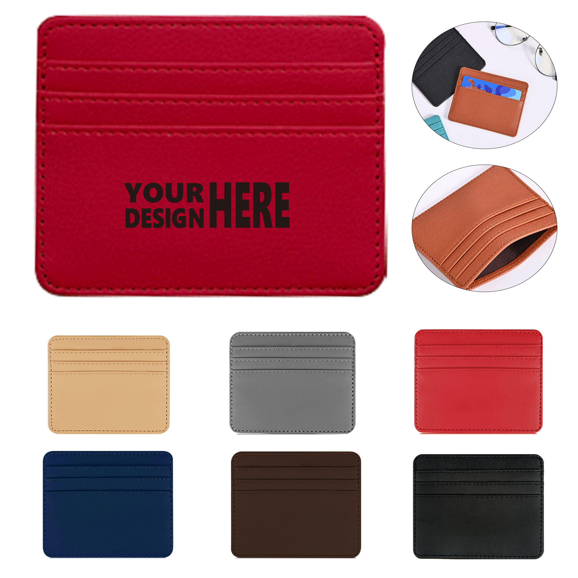 Universal Card Case Made of PU Leather 3