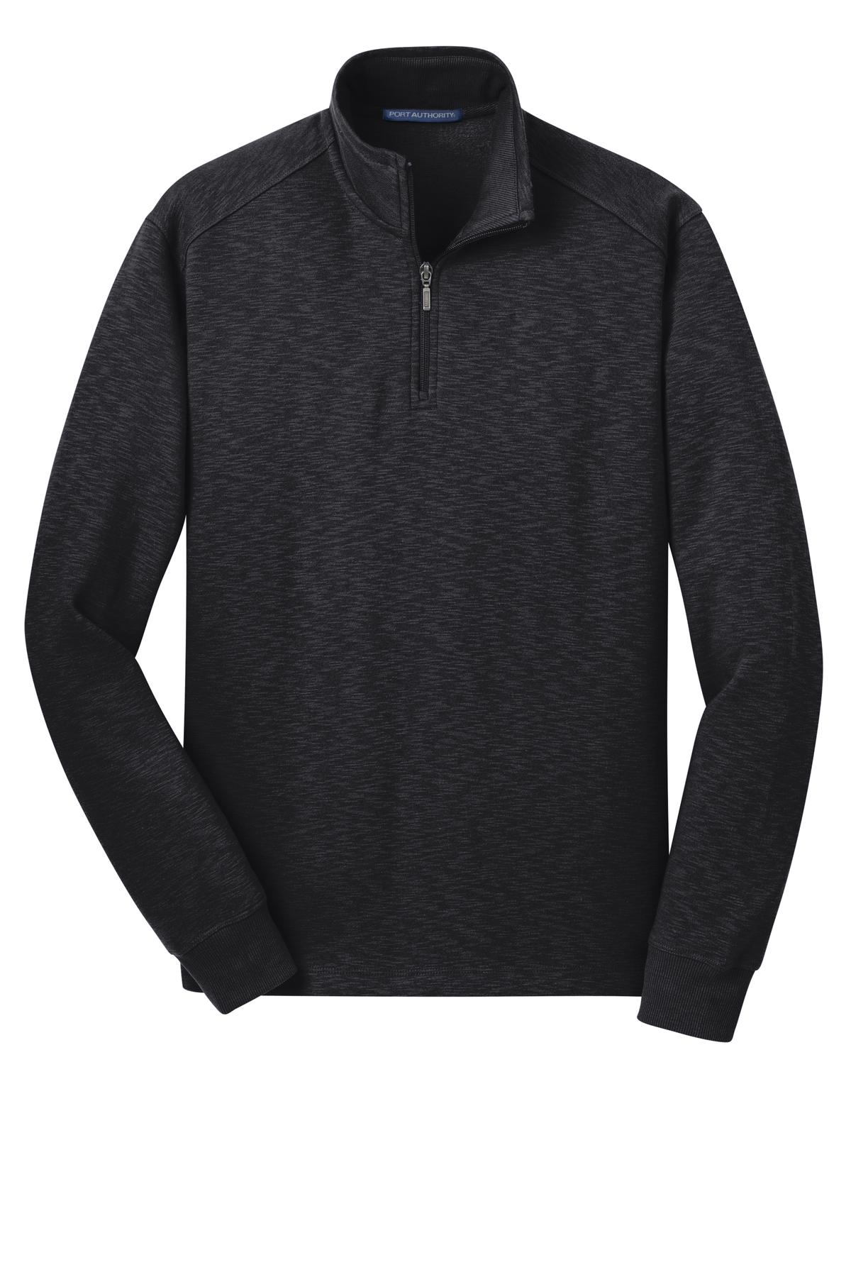 Slub Fleece 1/4-Zip Pullover
