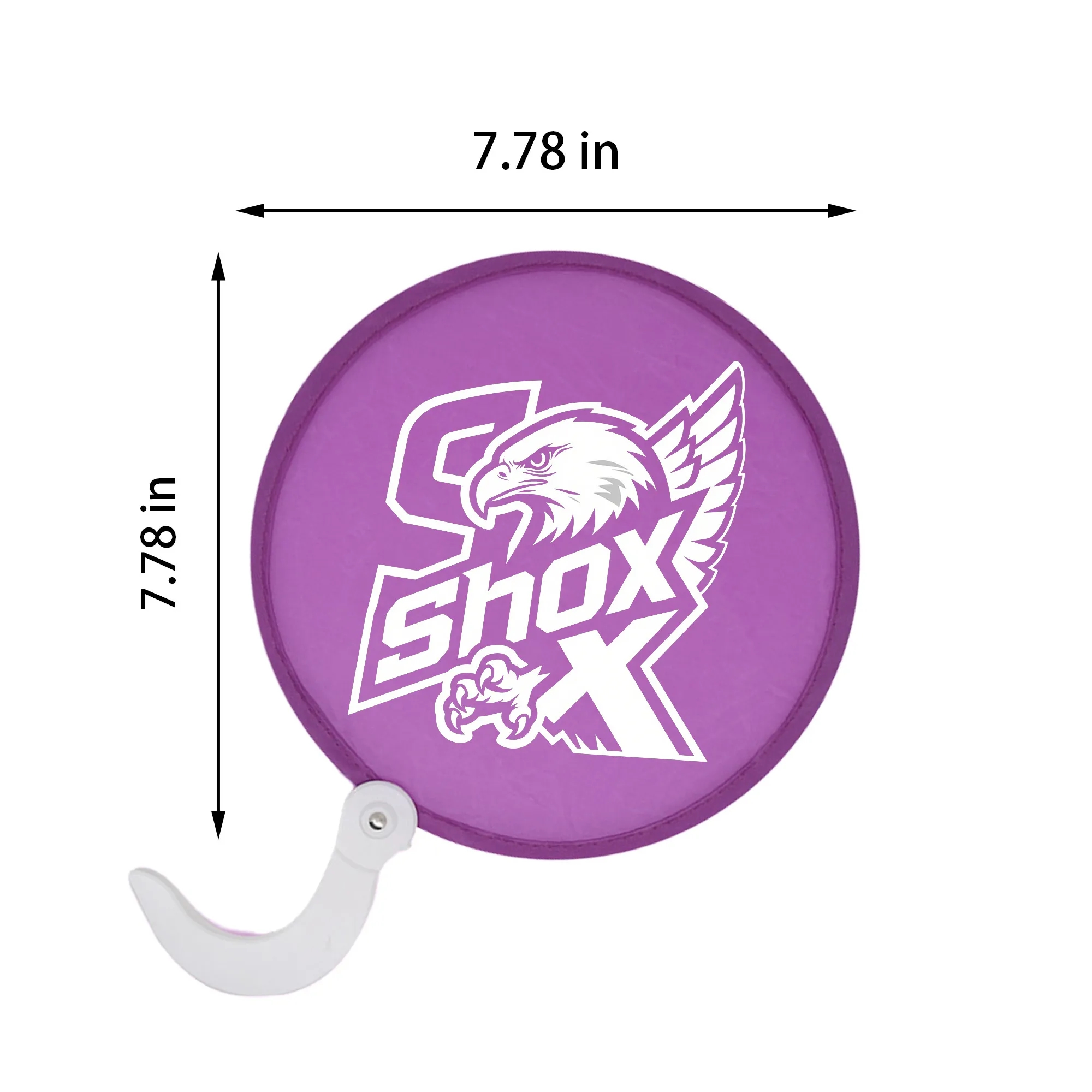MOQ 20 Foldable Polyester Flying Disc With Handle 3