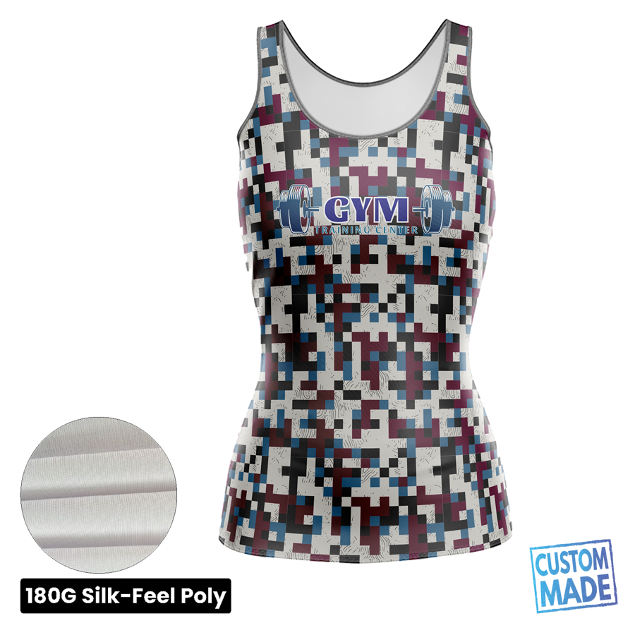 Women's Sublimation Classic Tank Top - 180G Silk-Feel 1