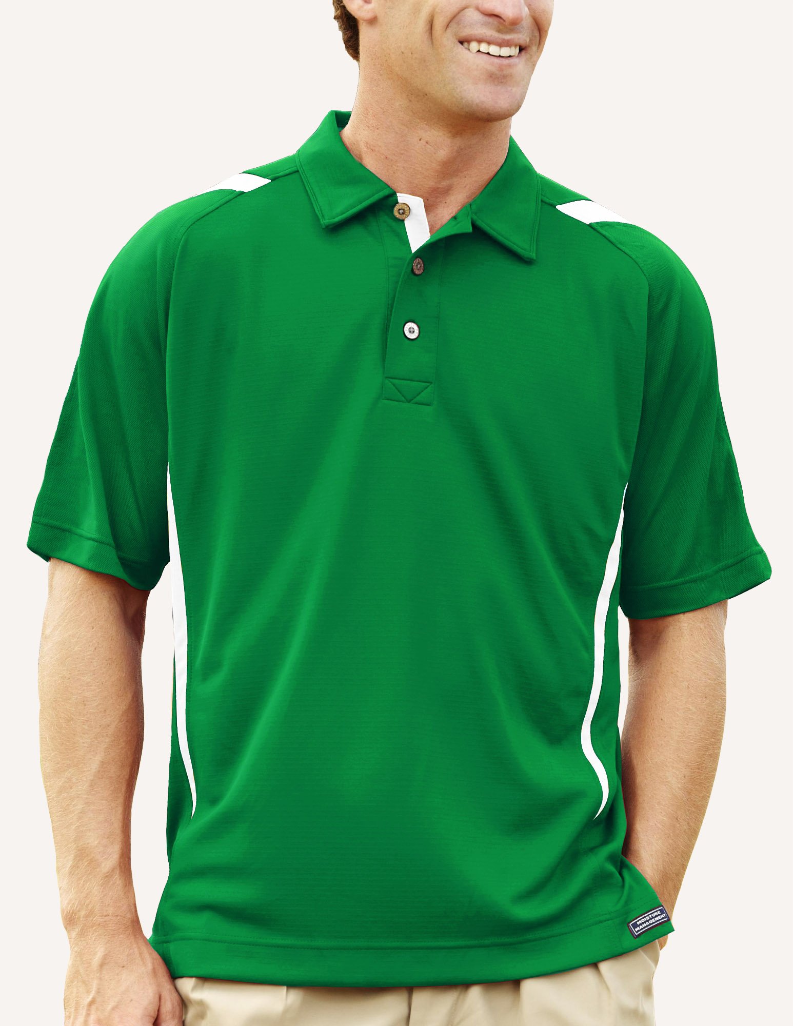 Men's Pegasus Ottoman Color Block Polo Shirt 11