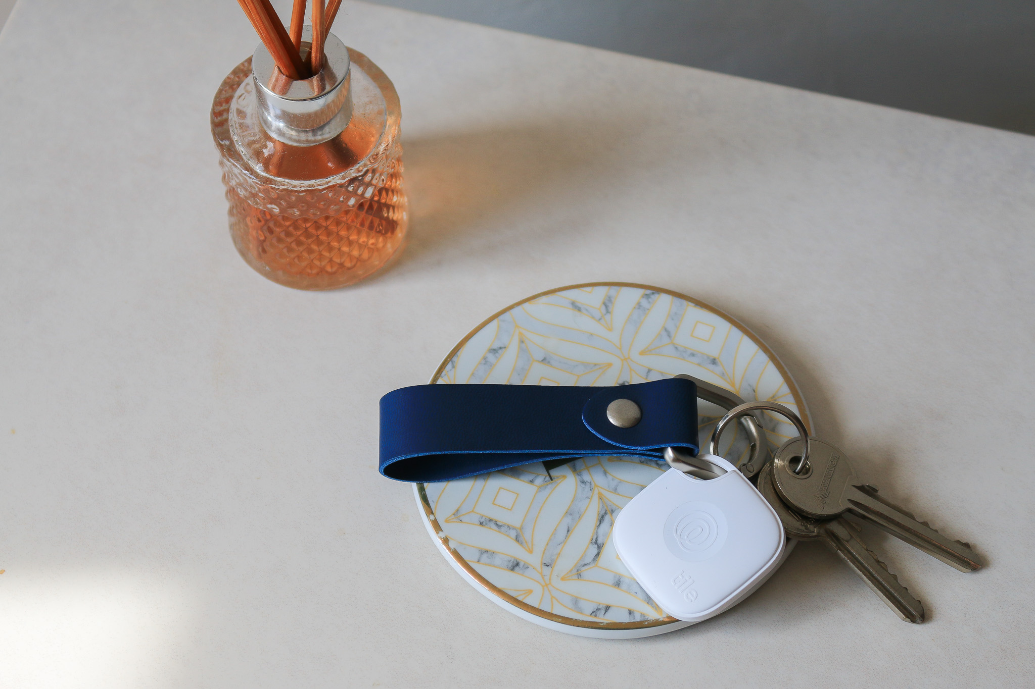 New Tile Mate with Vegan Leather Key Fob 14