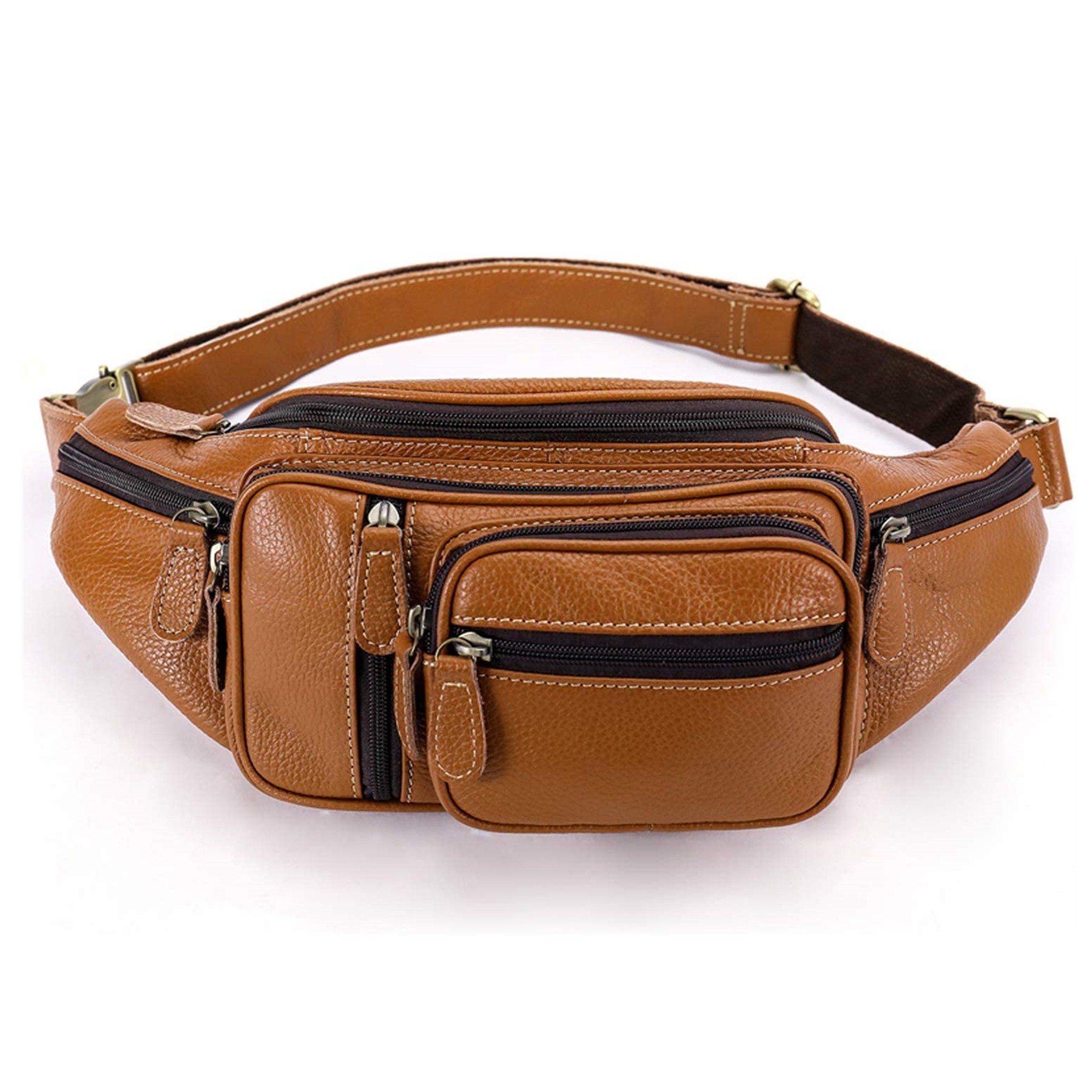 Genuine Leather Large Fanny Pack