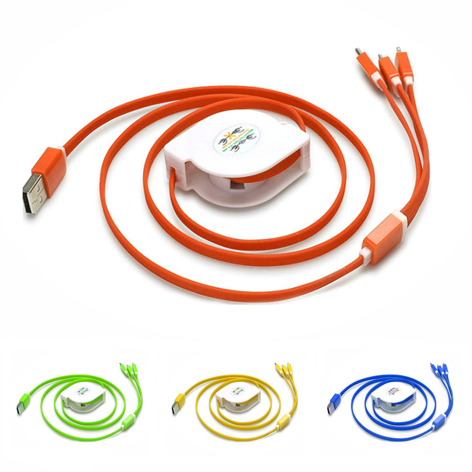 Portable Retractable 3 IN 1 Phone Charger 2