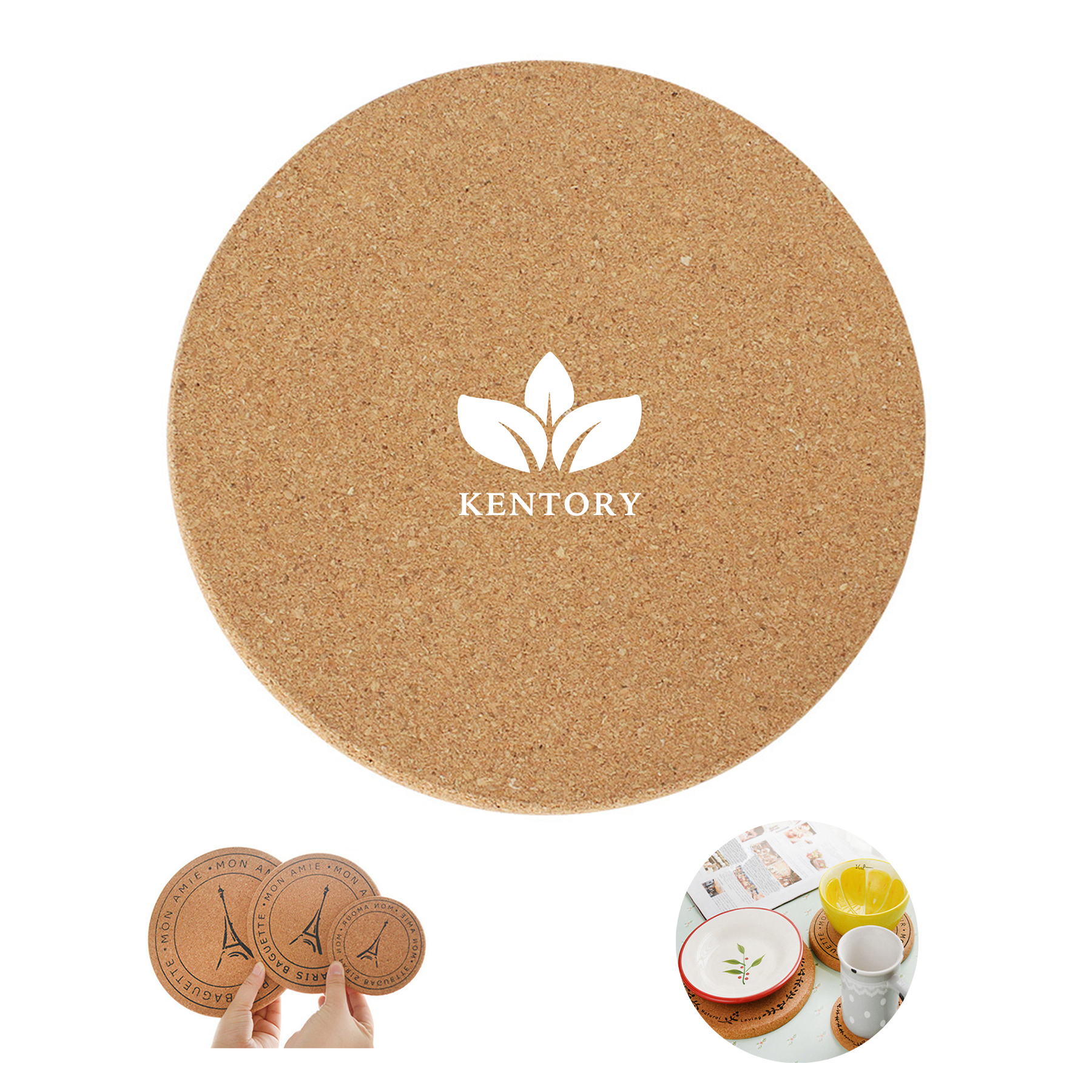 Extra Thick Cork Coasters For Drinks 2