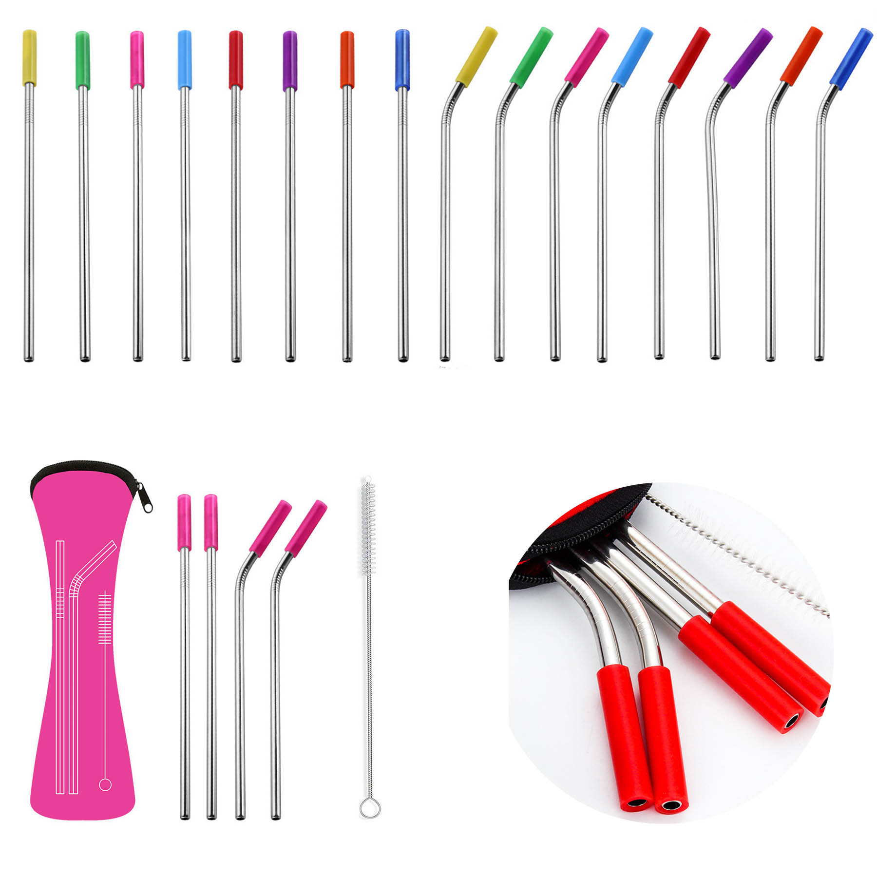 Stainless Steel Straw Kit 1