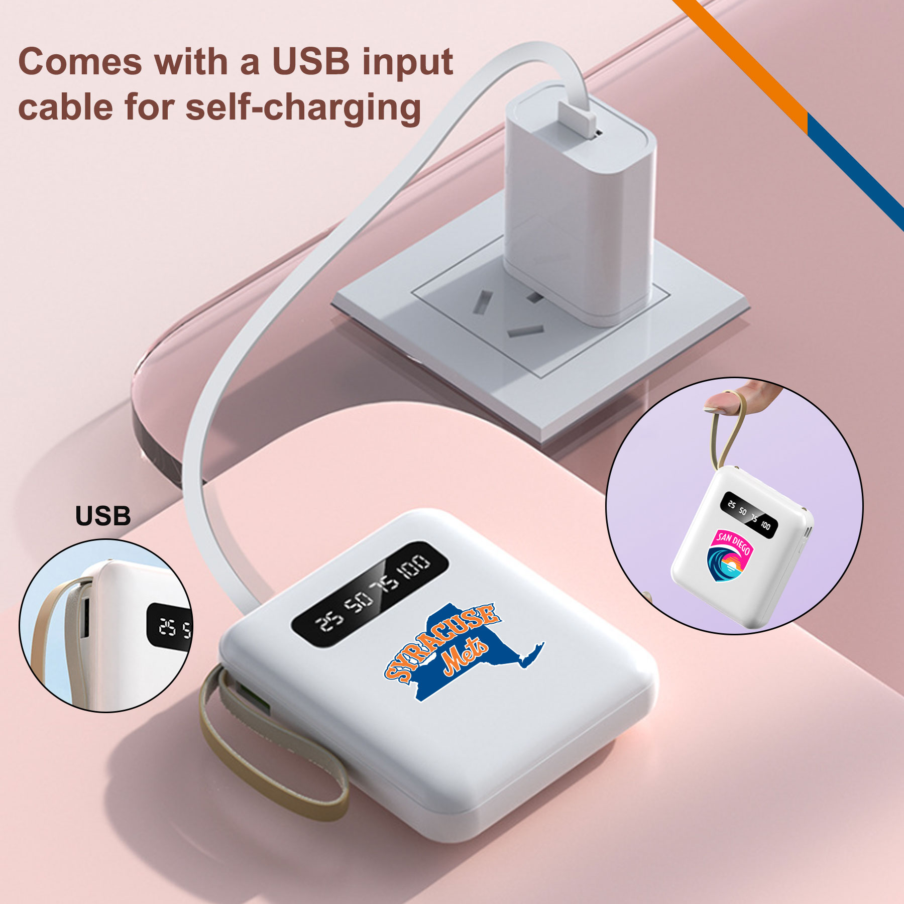Ralph Flashlight 4in1 Power Bank - 5000mAh 12