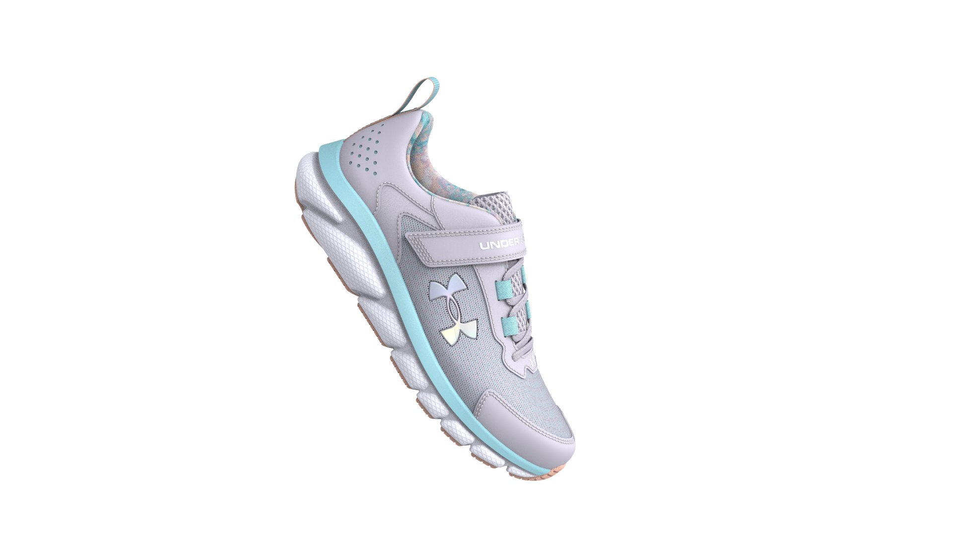 Girls' Pre-School UA Assert 9 Sky Running Shoes 2