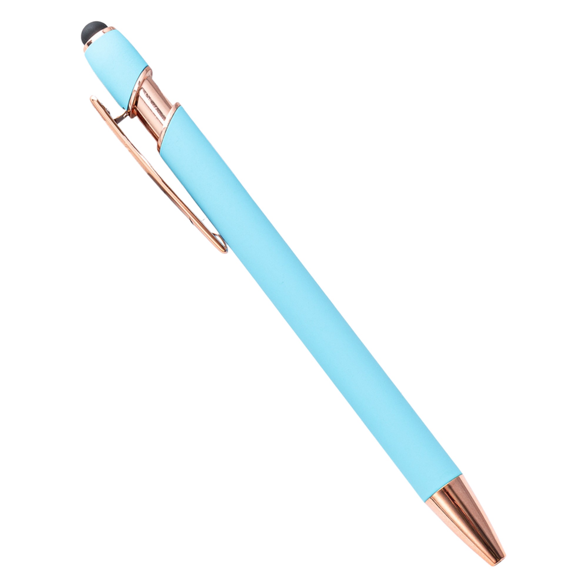 Plastic Metal Dual Function Stylus Ballpoint Pen 5.63" 2
