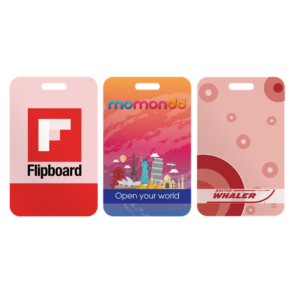 2 1/8" X 3 3/8" Plastic Identification Badge 3