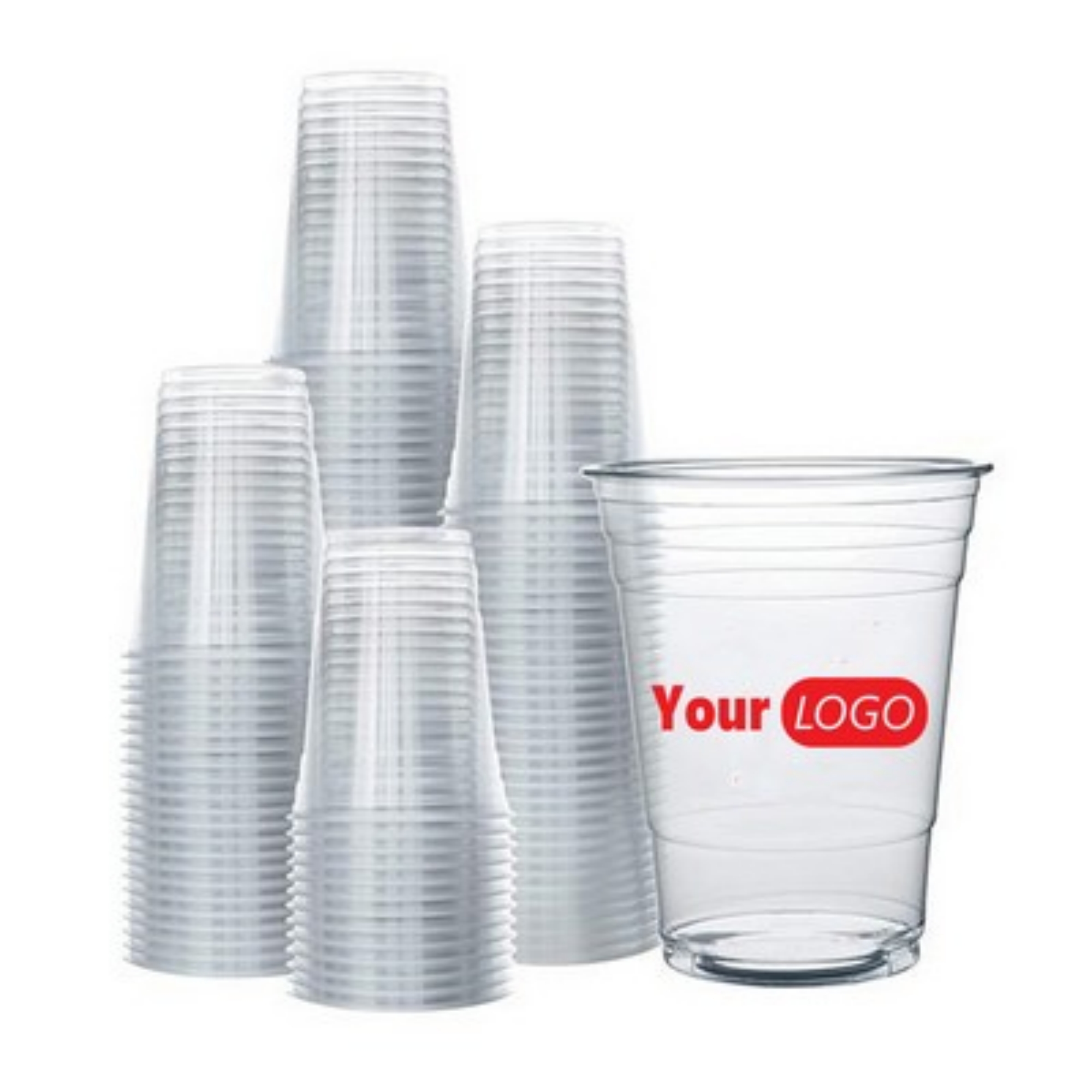 MOQ500 16oz Disposable Clear Plastic Cup 1