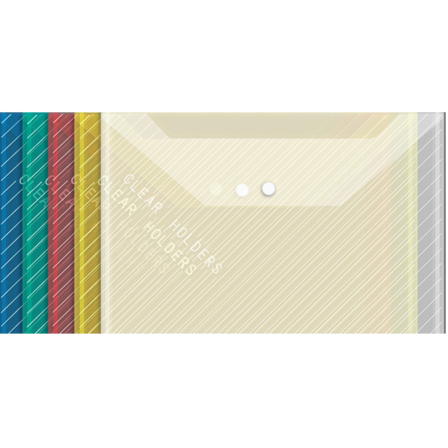 A4 Thick Striped File Folder 3