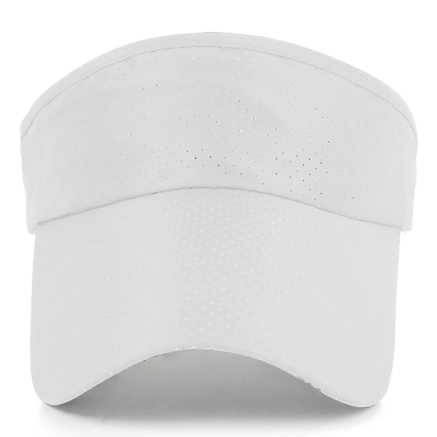 Stock Solid Color Perforated Polyester Visor 29
