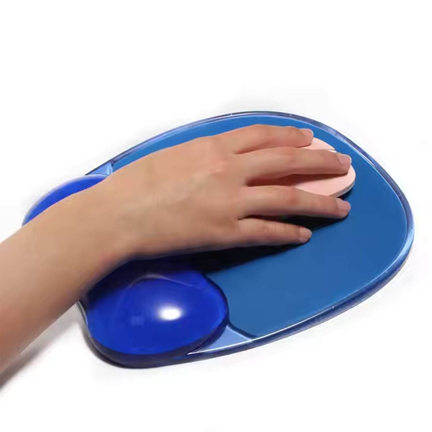 PU Leather Mouse Pad with Silicone Wrist Rest 6