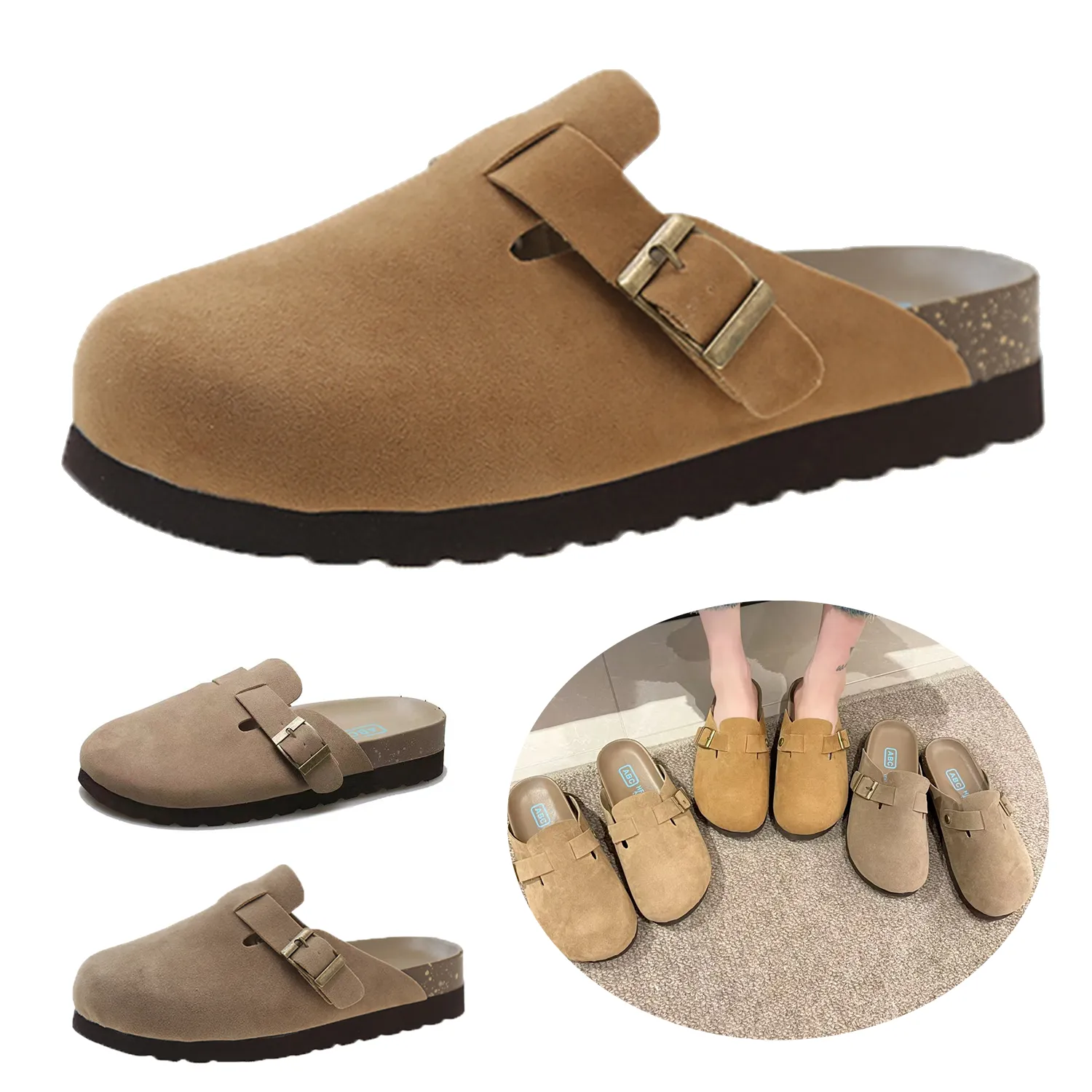Thick Soled Round Toe Slippers 2