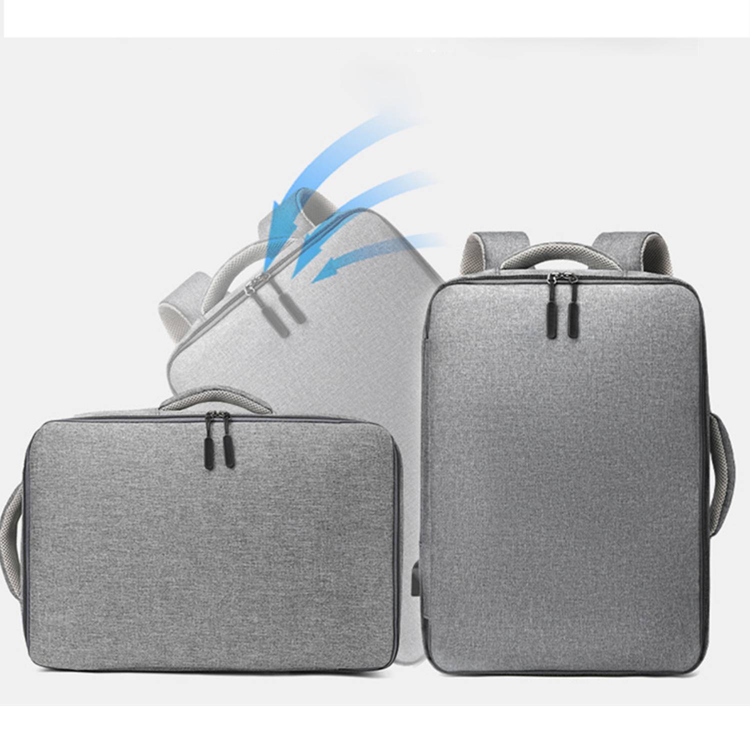 Waterproof Business Backpack Carry on w/ USB Port 10
