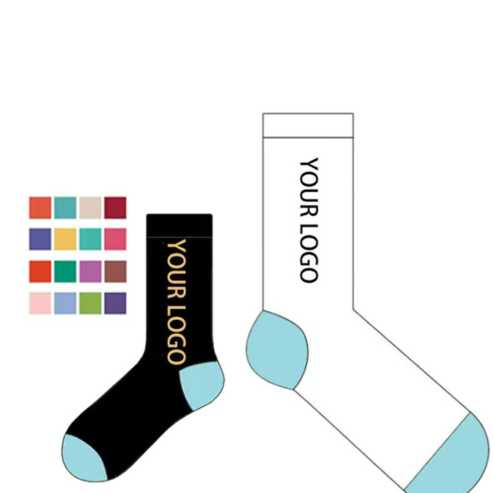 Soft Moisture Wicking Crew Socks 3