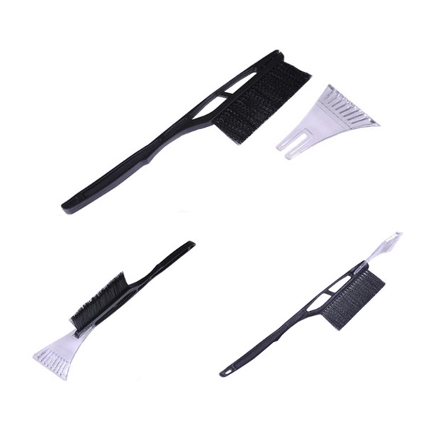 Plastic Ice Scraper With Brush 2