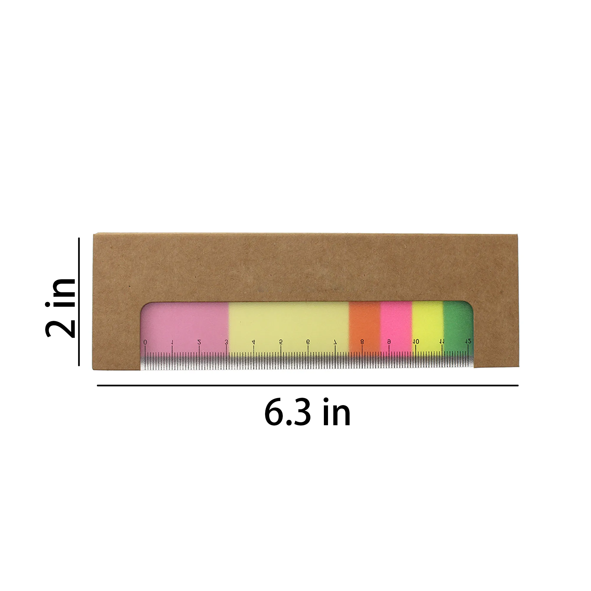 MOQ 50 Ruler Sticky Notes Set 4